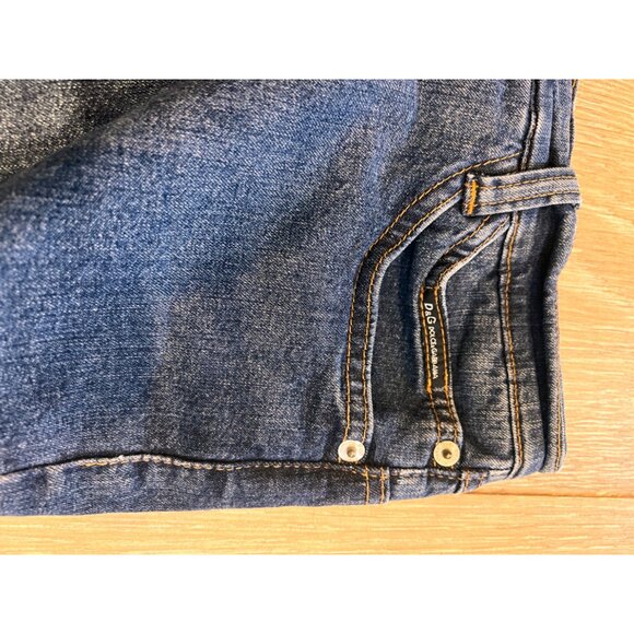 DOLCE & GABBANA DENIM PENCIL SKIRT SIZE 26 - Picture 10 of 13